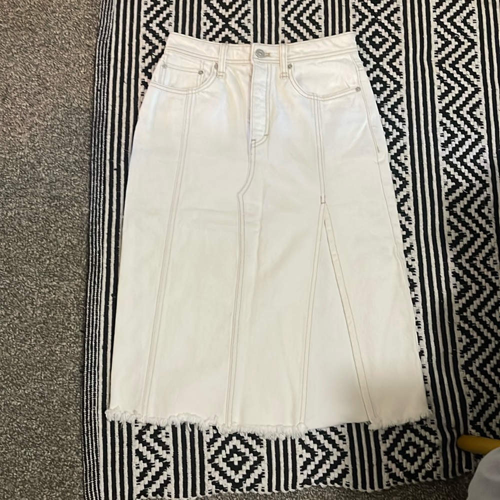 We the Free Denim Skirt